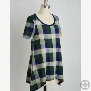 ModCloth buffalo plaid top